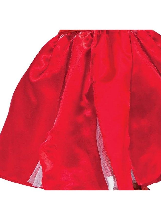 Disguise - Cruella Dress Costume Official Disney Estella Red Dress Outfit From Cruella Live Action Movie Girls Size Extra Large (1416) - Image 1