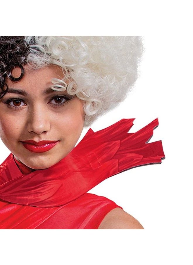Disguise - Cruella Dress Costume Official Disney Estella Red Dress Outfit From Cruella Live Action Movie Girls Size Extra Large (1416) - Image 1