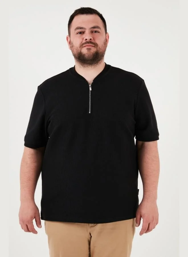 Buratti  Buratti Plus Size Cotton Regular Fit T Shirt Men's T-Shirt 5902653B for Men | Best Price UAE