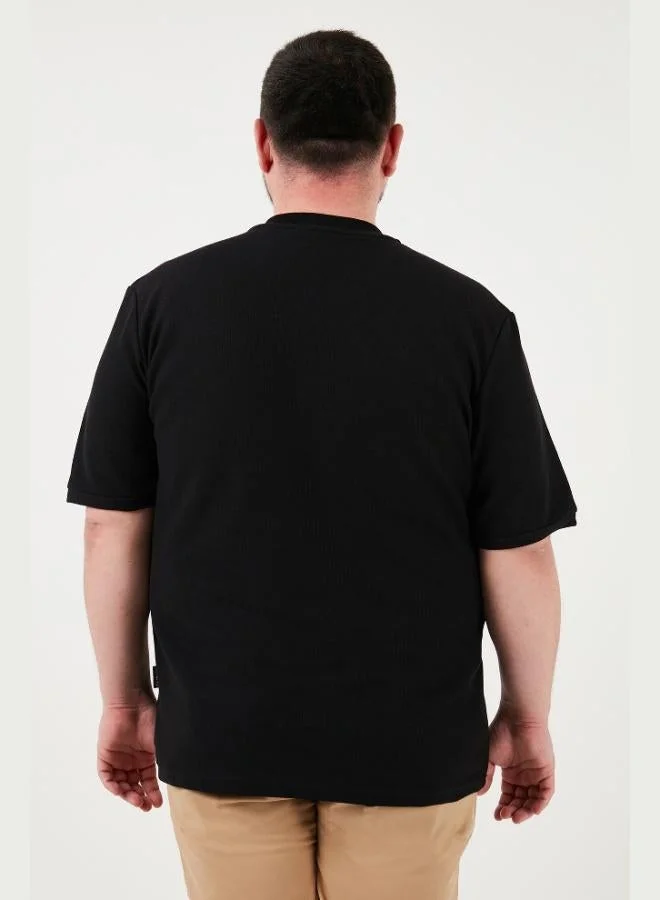 Buratti  Buratti Plus Size Cotton Regular Fit T Shirt Men's T-Shirt 5902653B for Men | Best Price UAE