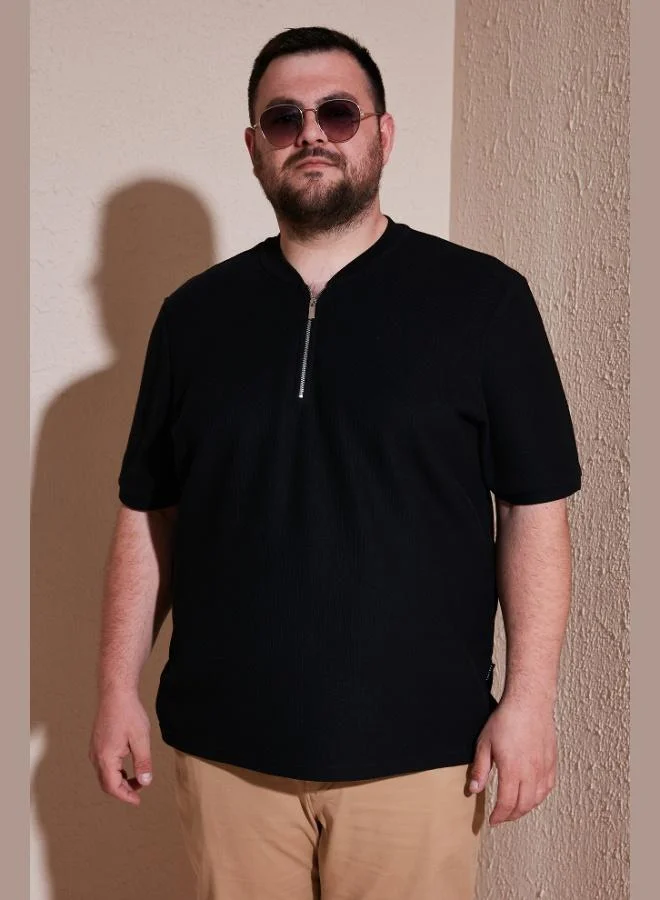 Buratti Buratti Plus Size Cotton Regular Fit T Shirt Men's T-Shirt 5902653B