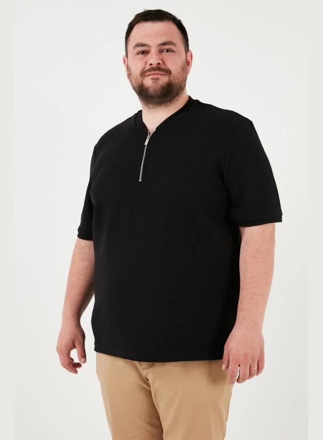 Buratti  Buratti Plus Size Cotton Regular Fit T Shirt Men's T-Shirt 5902653B for Men | Best Price UAE