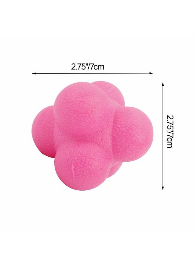 Yaegoo 6 PCS Reaction Balls Rubber Reaction Bounce Balls for Hand-Eye Coordination, Agility & Speed Reflex Training - Image 2