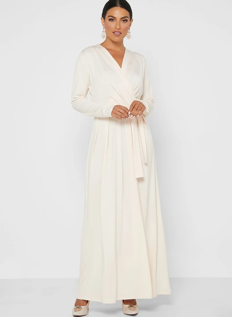 Khizana Drap Tie Abaya