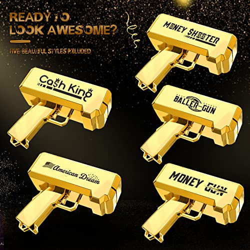 RUVINCE Money Gun Shooter – RUVINCE Money Gun for Movies That Look Real, Prop Gun Make it Rain, Handheld Cash Gun for Game Movies Party - Image 2