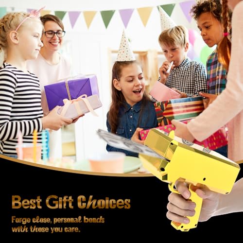 RUVINCE Money Gun Shooter – RUVINCE Money Gun for Movies That Look Real, Prop Gun Make it Rain, Handheld Cash Gun for Game Movies Party - Image 4