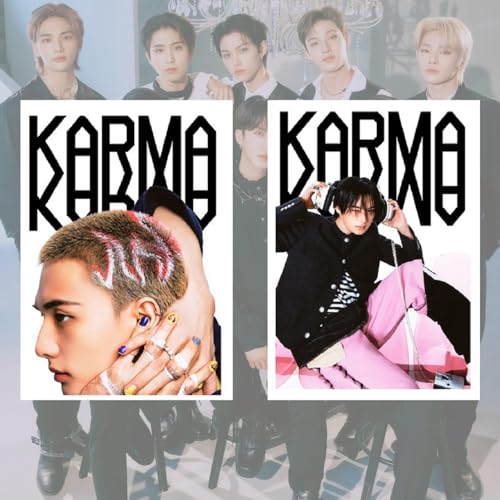 YiYiXiXi STRAY-KIDS Posters,9PCS STRAY-KIDS Poster Wall Painting Postable Photos for Birthday Party Home Decoration(Red) - Image 4
