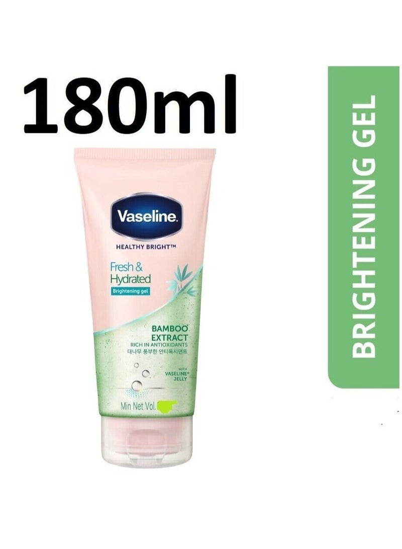 فازلين هيلثي برايت فريش اند رطب جل بامبو 180 مل - Image 2