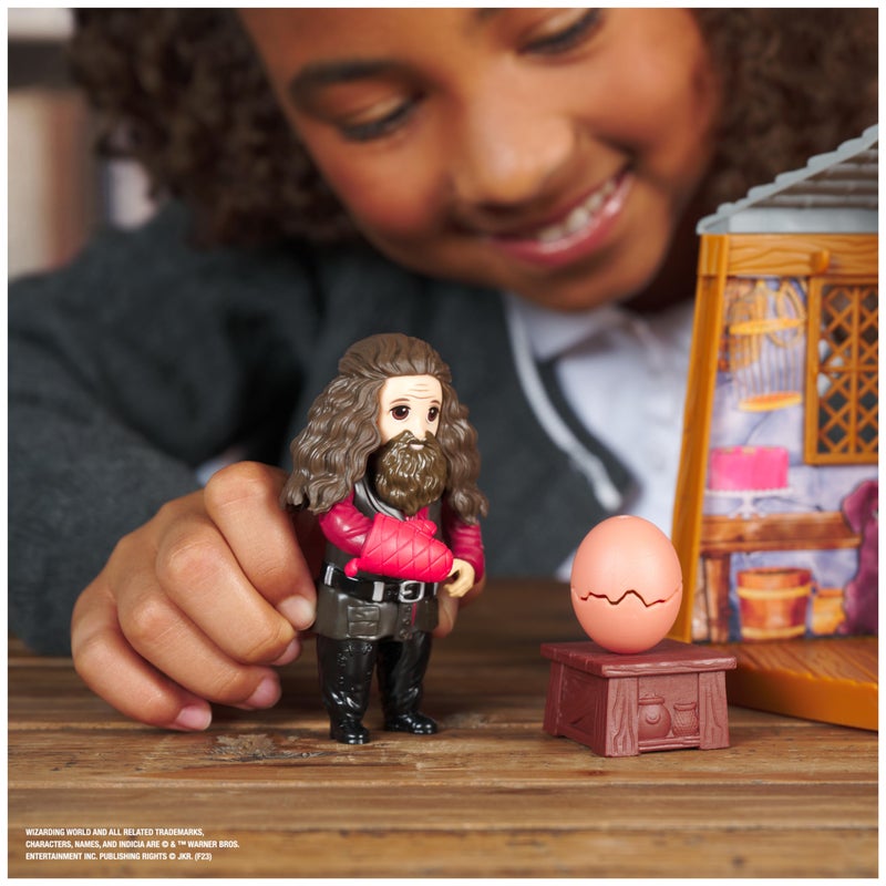 Wizarding World Harry Potter, Magical Minis Hagridâ€™s Hut Playset with 2 Figures and 9 Doll Accessories, Kids Toys for Ages 6 and up - Image 5