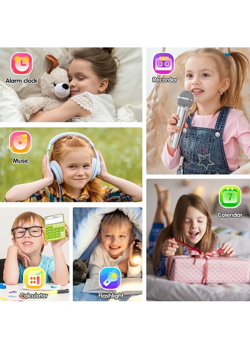 Generic - Kids Smart Watch, Smart Game Watch with 24 Games, HD Touch Screen, Video, Camera, Music Player, Pedometer, Flashlight, Alarm Clock, Kids Watches for 5-12 Year Olds Boy/Girl (Pink) - Image 1