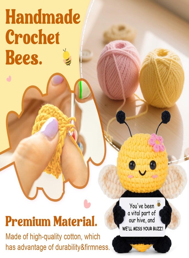 Gleevera Granddaughter Gifts from Grandma - Cute Handmade Crochet Bee - Emotional Support Animal Gifts - Image 3