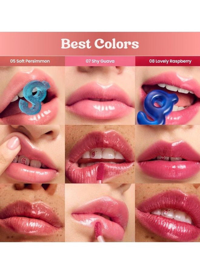 COLORGRAM Fruity Glass Tint (#07 Shy Guava) 3g  - Image 3