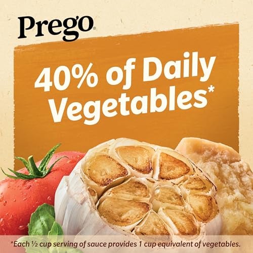 Prego Pasta Sauce, Italian Tomato Sauce with Roasted Garlic & Parmesan Cheese, 24 oz Jar - Image 4