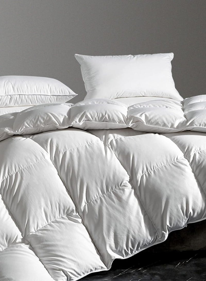 Asraar Guest Room Essentials 3-Piece Set – Includes 1 Premium Bed Sheet 140 x 200cm for a Soft and Luxurious Feel, 1 Lightweight Duvet 160 x 320cm for Comfort, and 1 Pillow Protector 75 x 50cm to Keep Pillows Fresh and Clean – Stylish and Easy to Maintain  - Image 3