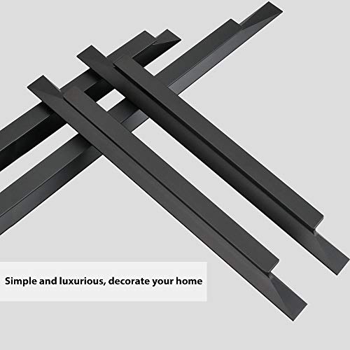Peaha 10 Pack Black Finger Pulls for Cabinets 7-1/2 Inch Kitchen Drawers Handles - Image 5