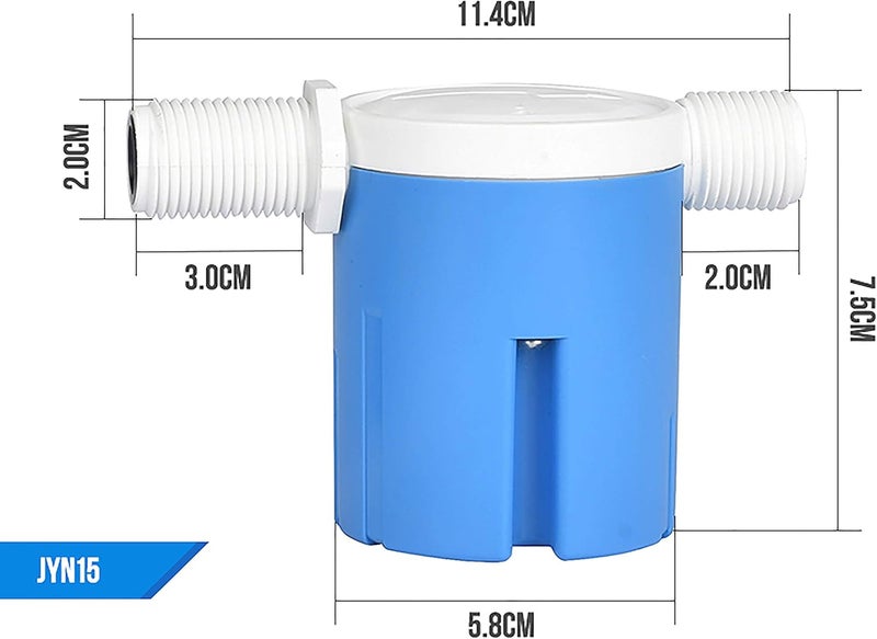 IMXMI 1/2" Automatic Water Level Control Valve Inside Type,side Inner Water Automatic Float Valve Water Level Control Valve Uesd for Water Tank, Solar Energy, Auto Pot, Aquarium - Image 2