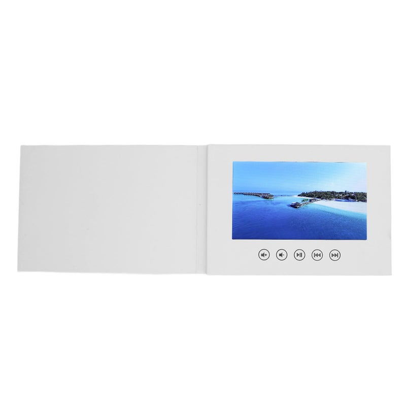 7 Inch Electronic Video Greeting Card with LCD Screen Speaker 128MB Memory for Wedding Anniversaries - Image 2