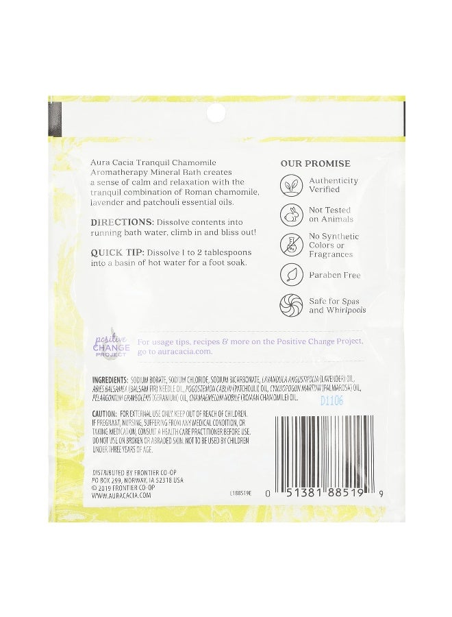 Aura Cacia Aura Cacia, Aromatherapy Mineral Bath, Chamomile, 2.5 oz (70.9 g)  - Image 2