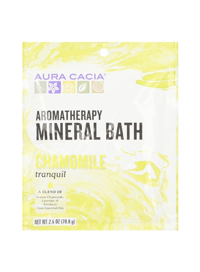 Aura Cacia Aura Cacia, Aromatherapy Mineral Bath, Chamomile, 2.5 oz (70.9 g)  - Image 1