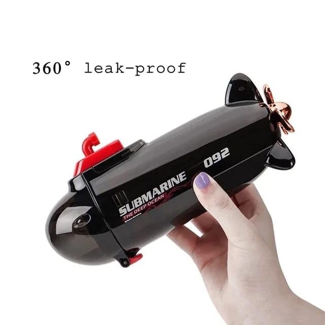 Mayatra's Submarine Shaped Water Bottle for Kids,Anti-Leak Water Bottle For Kids,Tritan Water Bottle,Stylish Water Bottle With Sipper For Boys&Girls BPA Free 380 ML(Multicolor) - Image 3