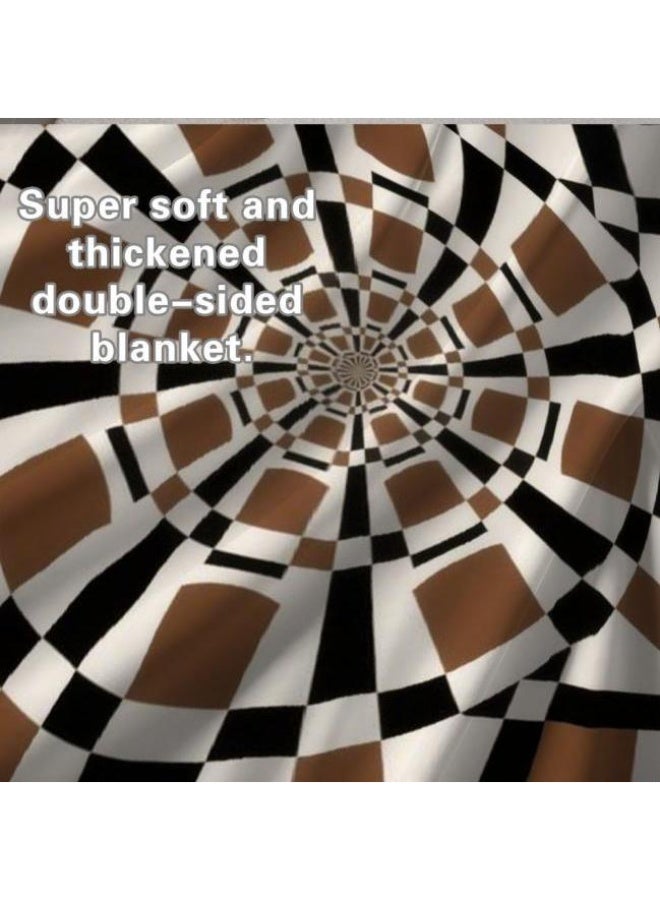 general Traditional flannel thin blanket (warm and comfortable, suitable for sleep, gaming, dust removal and sandproof) 150cm*200cm - 26 - Image 5