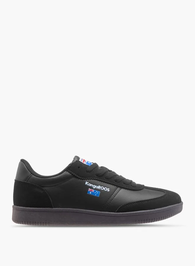 kangaROOS Men's Logo Detail Sneakers With Lace-Up Closure