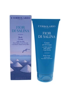 L'Erbolario LErbolaro Fior Di Salina Body Cream  Soothing Sea Salt Moisturizer for Dry Skin  Calcium and MagnesiumRich  With Hydrating Cocoa Butter  67 oz 