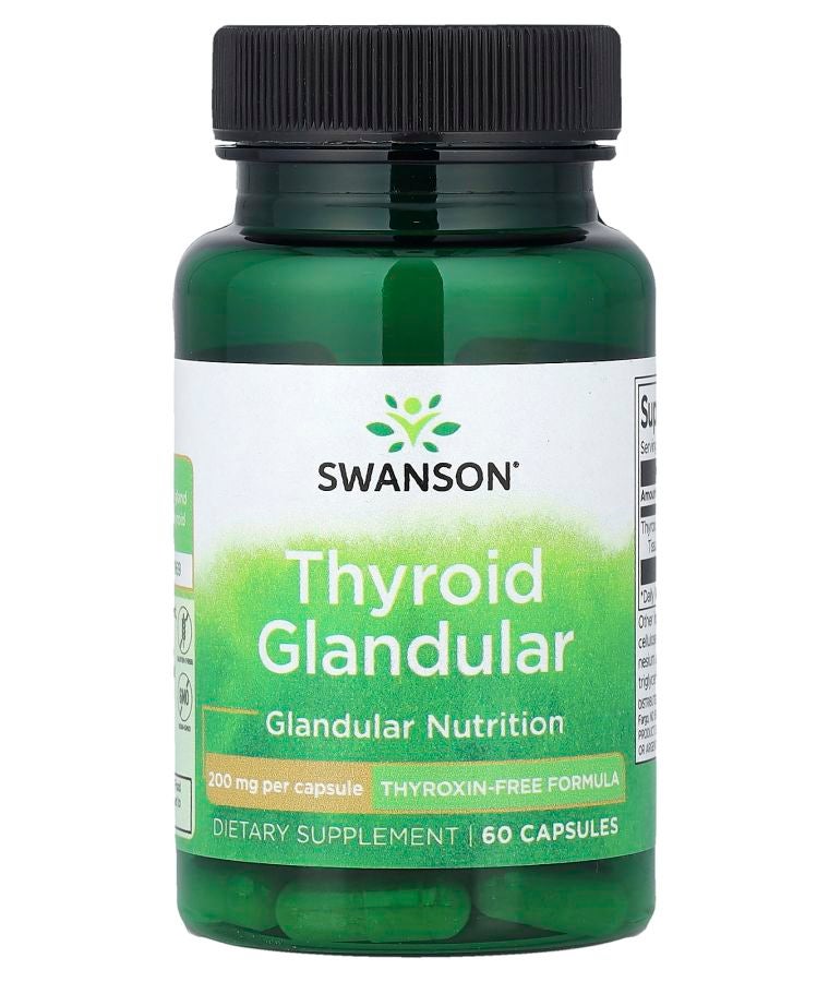 Thyroid Glandular 200 mg 60 Capsules