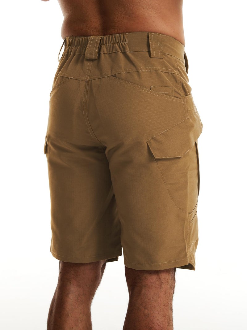 AUTIWITUA Men's Hiking Shorts Waterproof Tactical Cargo Short Pants Quick Dry Work Shorts with Multi Pockets(No Belt) - Image 4