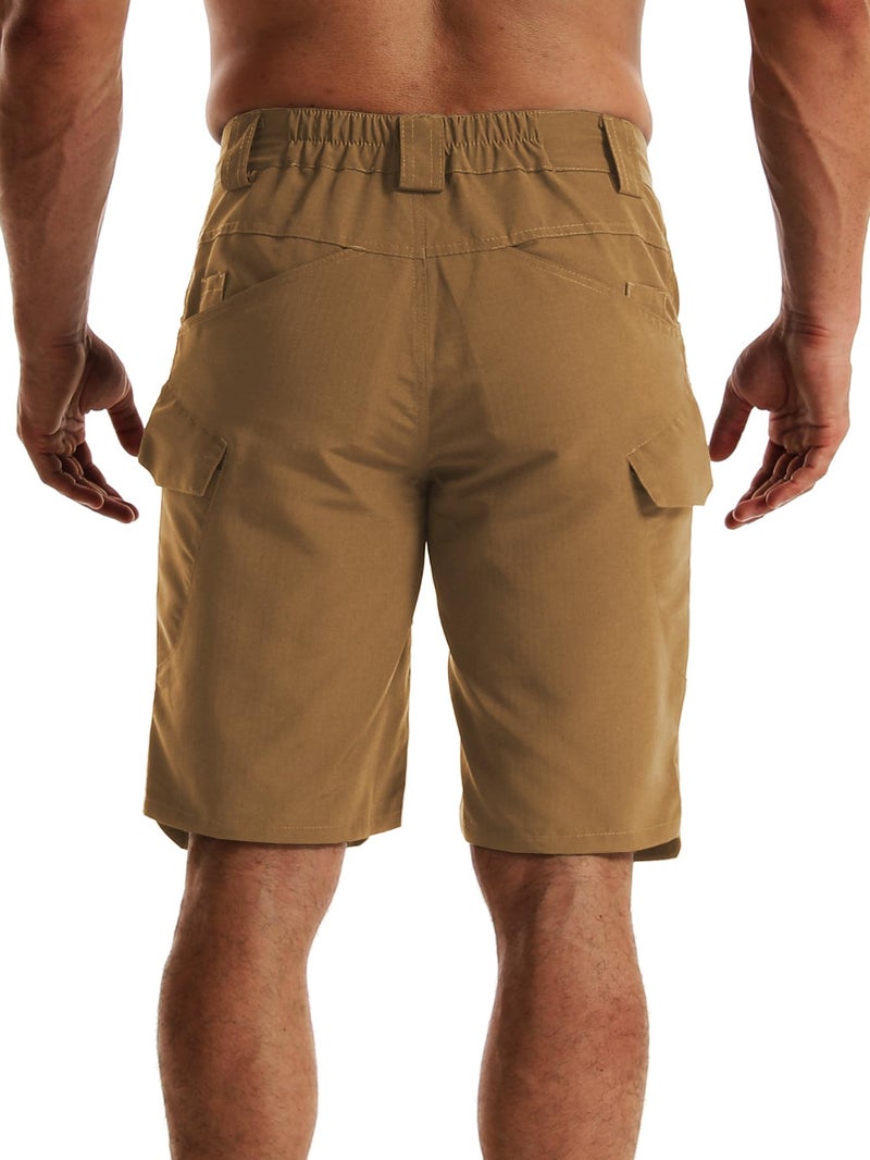 AUTIWITUA Men's Hiking Shorts Waterproof Tactical Cargo Short Pants Quick Dry Work Shorts with Multi Pockets(No Belt) - Image 5