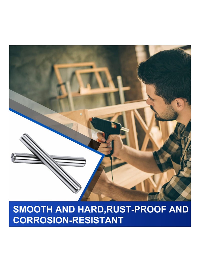 Shelves Dowel Pin, 5 mm x 40 mm Shelf Brackets Pegs, Stainless Steel Shelf Pins, Metal Bookshelf Pegs Support, Fasten Elements, for Cabinet Furniture Fixing Component Position (32 PCS) - Image 4