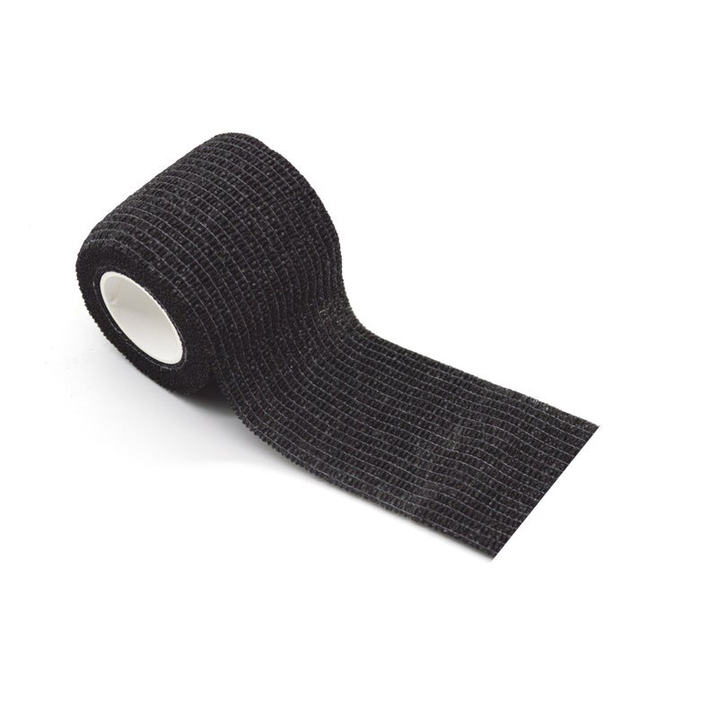 Generic Spider Silk Factory Protection Direct Supply Non-woven Tape Self-adhesive Bandage Outdoor Sports Multifunctional Non-slip Elastic Bandage Black
