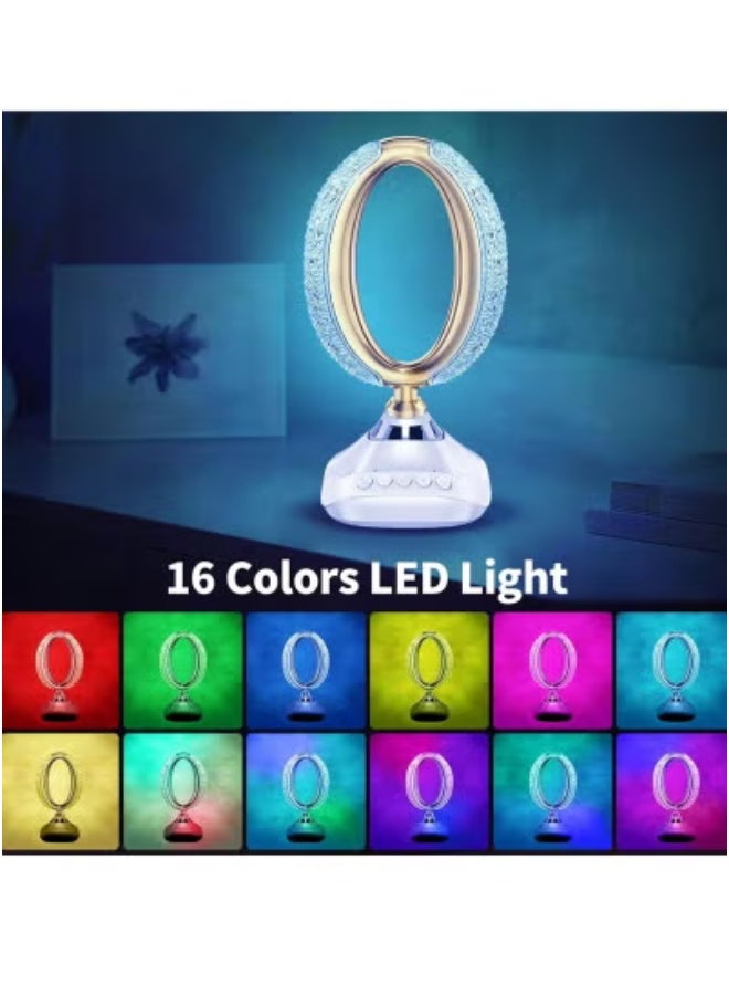 جاجيك Bluetooth Quran Speaker Desk Lamp with 16-Color LED Night Light – Remote Control, Adjustable Brightness & Rechargeable 2000mAh Battery – Islamic Table Lamp with Quran Audio, Portable Ramadan Gift for Muslim Kids, Home Decor & Spiritual Use - Image 5