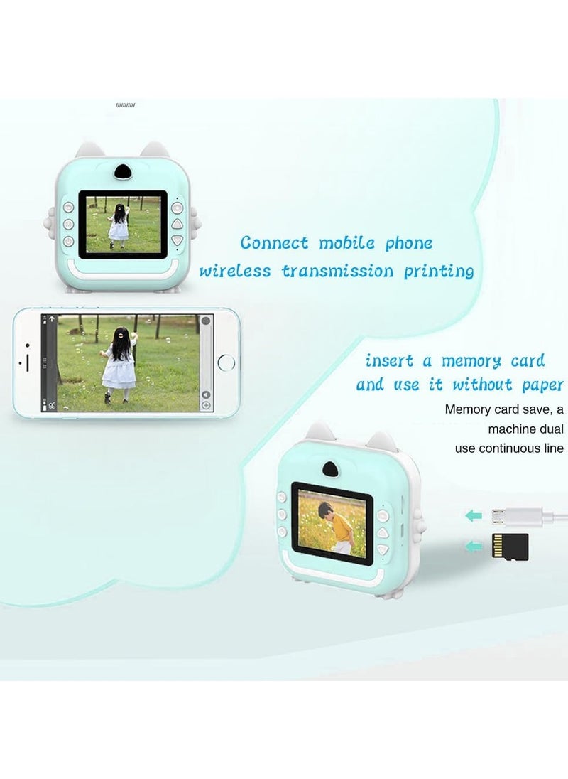 Generic Kids Rechargeable Camera Instant Print, Mini Photo Printing Camera for Kids  - Image 5