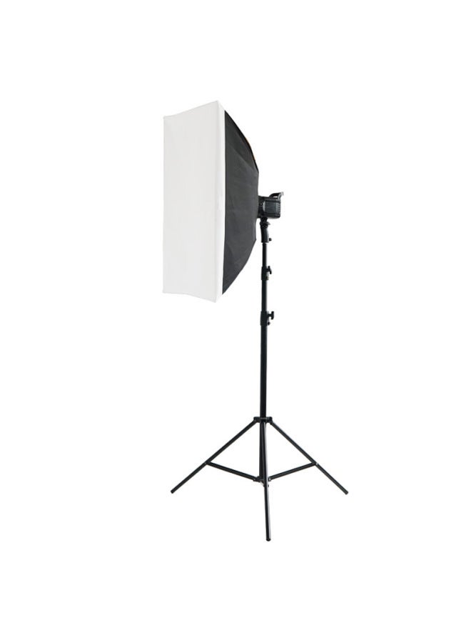 [Light Supplementing Artifact] 300W Sun Lamp Professional Studio Light Supplementing Light Indoor Photography Clothing Shooting Light-Specifications:300W White Light Photography Lamp +60*90 Softbox +2.8 M Tripod  - Image 1