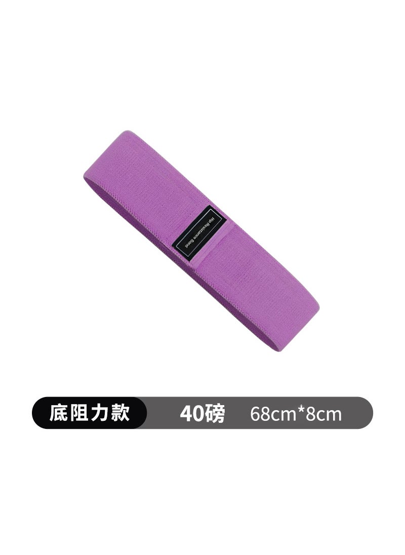 Generic Yoga Resistance Bands Non-Slip Exercise Purple 68*8cm (low resistance) 