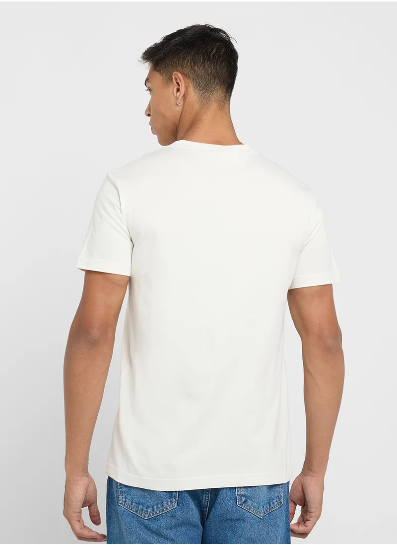 Calvin Klein Jeans Logo Print Crew Neck T-Shirt