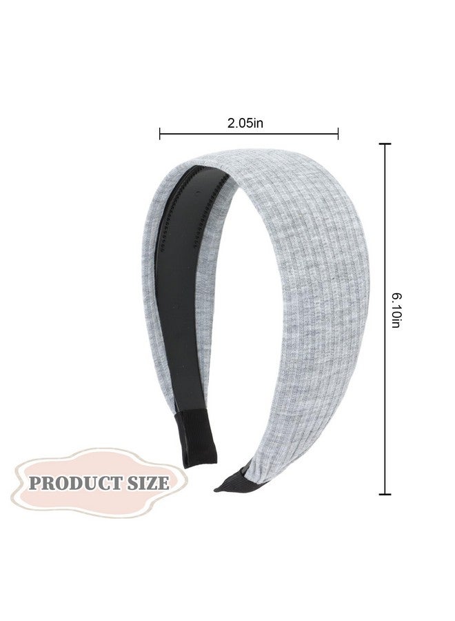 ACO-UINT 4 Pack Headbands For Women, Wide Headbands Large Head Bands For Women'S Hair, Non-Slip Thick Headbands With Teeth Fashion Hairbands Hair Accessories For Women - Image 2