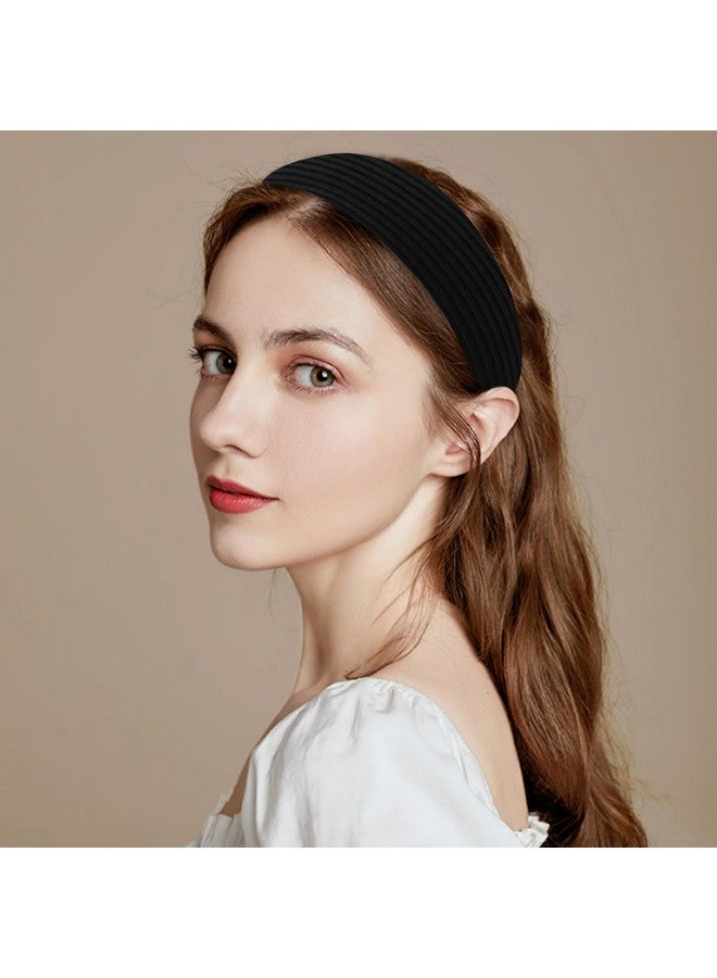 ACO-UINT 4 Pack Headbands For Women, Wide Headbands Large Head Bands For Women'S Hair, Non-Slip Thick Headbands With Teeth Fashion Hairbands Hair Accessories For Women - Image 3