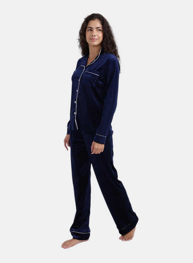 Carina Classic Velvet Pyjama Set - Image 3