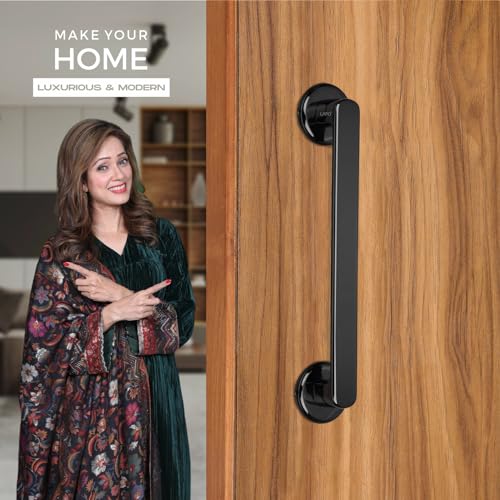 LAPO Pull Handle for Main Door and Office Use | Premium 10 Inch Pull Bar | Antique Finish | Support 30–100mm Door Thickness | Suitable for Wooden Doors | 3 Years Warranty - Image 2