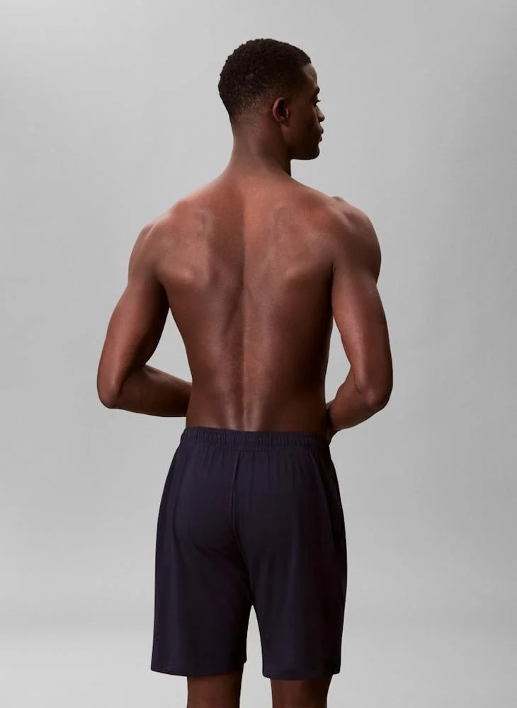 كالفن كلاين شورت بيجامة قطن مطاطي أيقوني