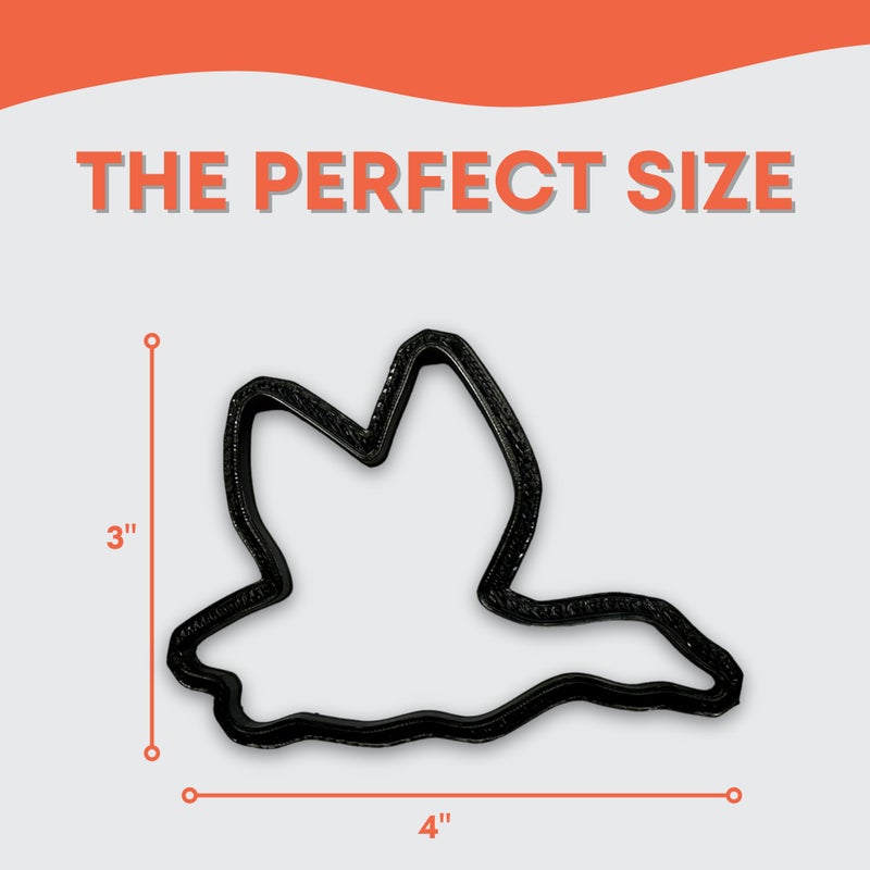 Bundle of Fun Flying Duck Cookie Cutter with Easy to Push Design (4 inch) - Image 2
