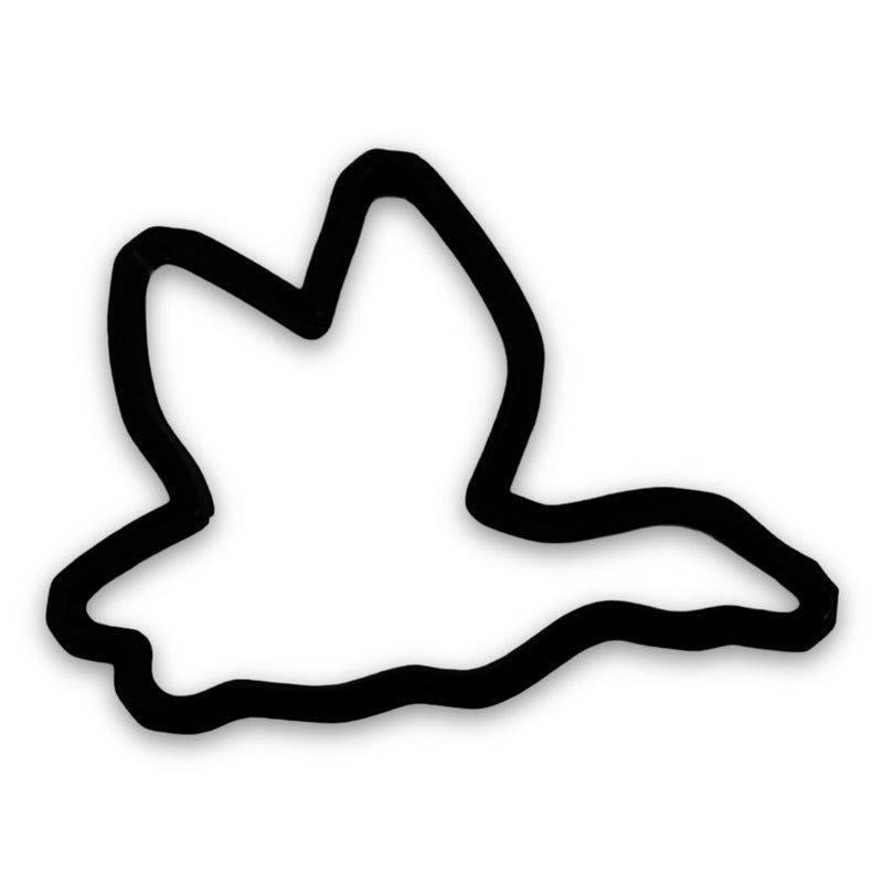 Bundle of Fun Flying Duck Cookie Cutter with Easy to Push Design (4 inch) - Image 1