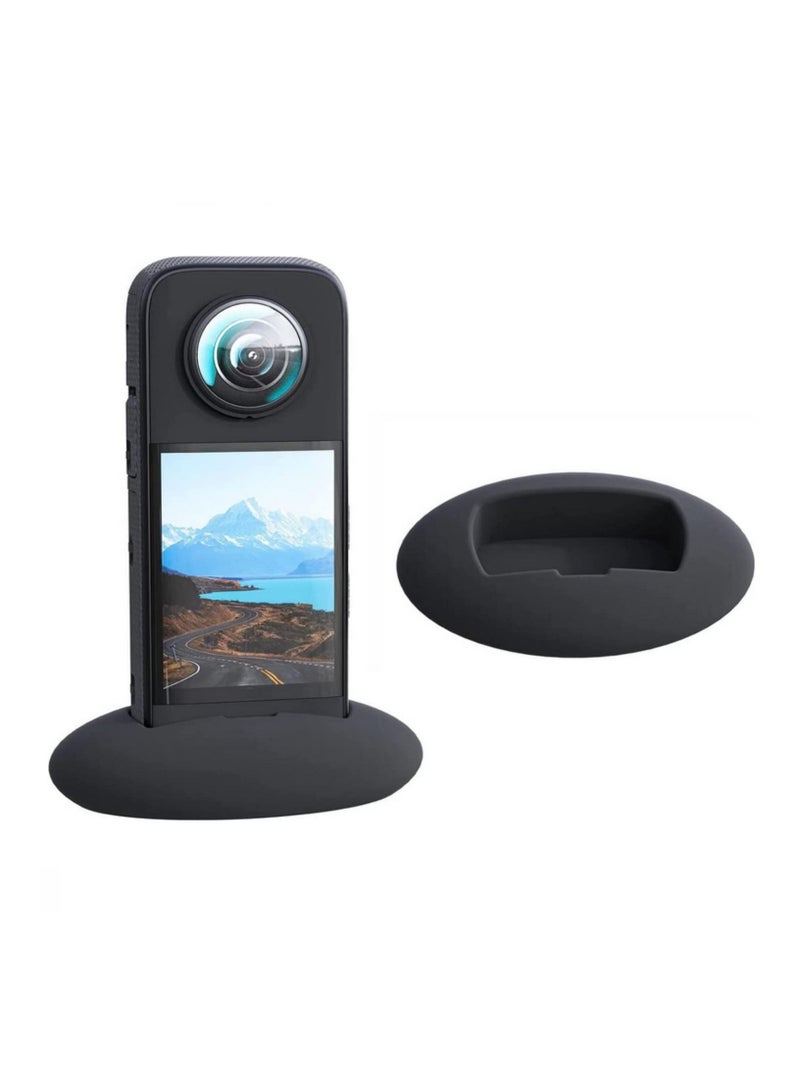 Silicone Based Desktop Protection for Insta360 X3 Panoramic Action Camera Accessories Silicone Base - Image 1