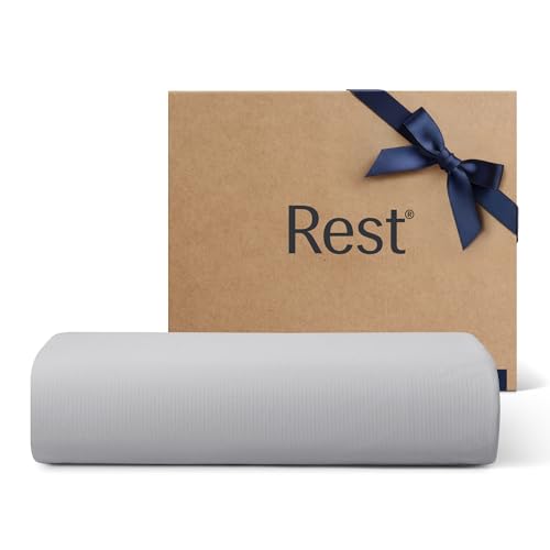 REST® Evercool®+ Top Sheet, Cali King/King Size, Light Gray, 104"X108" (1 Flat Sheet only) - Image 3