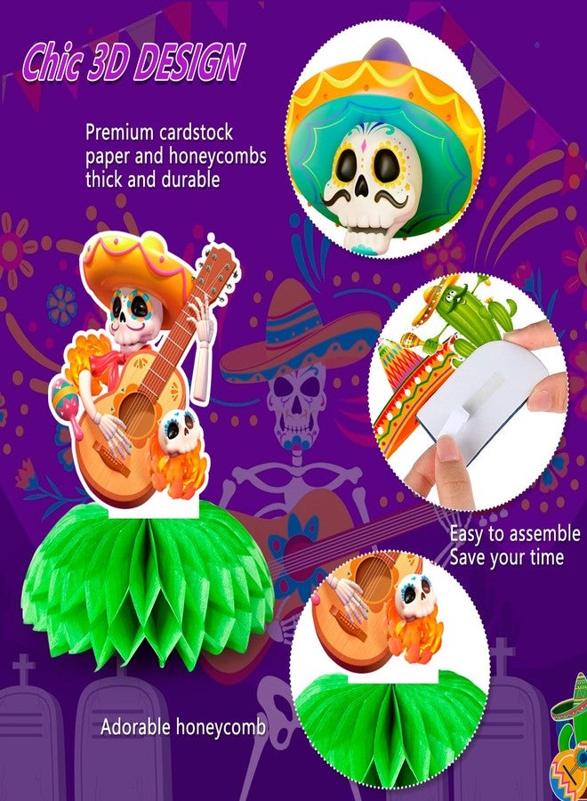 Fiesta Honeycomb Table Centerpiece, 9pcs Mexican Fiesta Party Centerpieces, Cinco de Mayo Table Decorations Mexican Centerpieces for Mexican Fiesta Party Decorations - Image 5