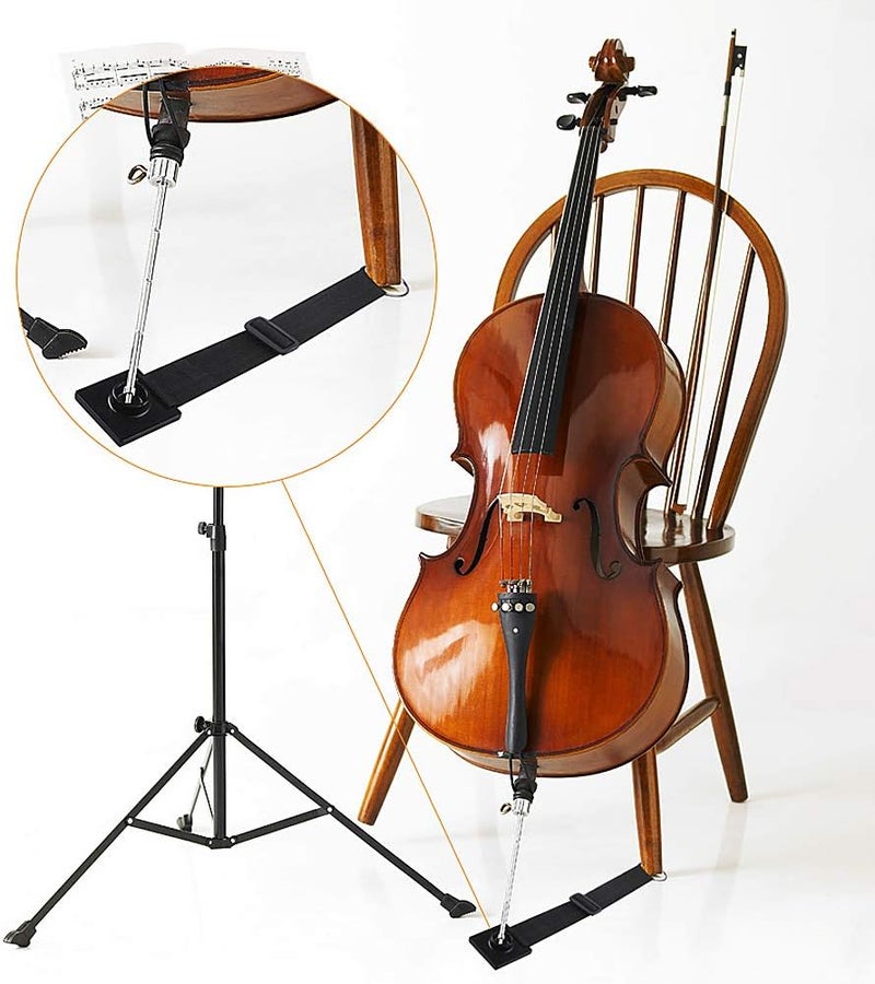cheekyglo Adjustable Cello Strap,Anti Slip Cradle Protective Pad Rest Pad Ground Protection Instrument for Cello Accessories #A - Image 5