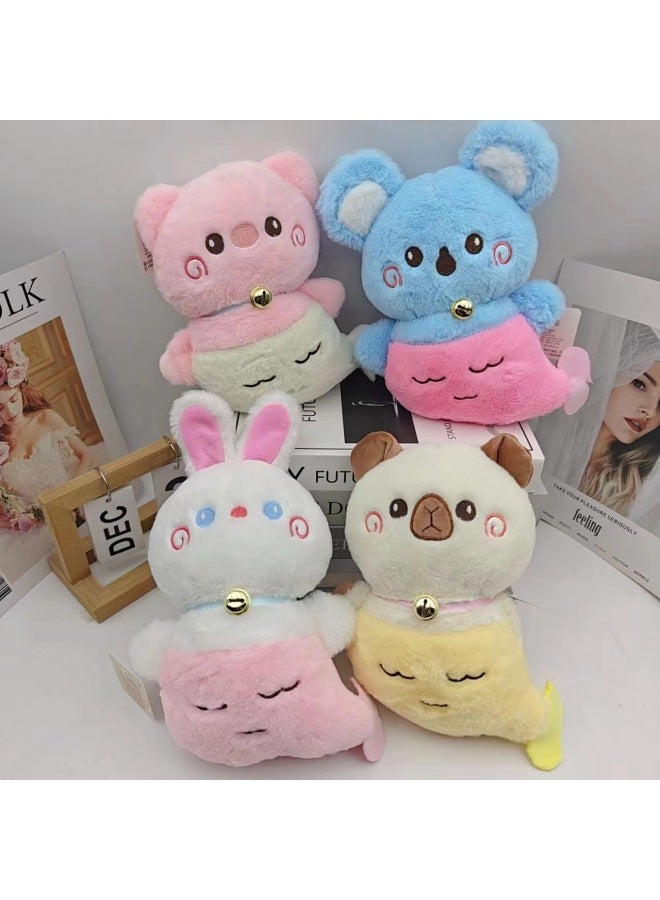 Plush Toy Doll Seven-inch Eight-inch Clip Doll Machine Wedding Throwing Doll Stall Ring Game Gift-Color:3-Height:25cm - Image 1