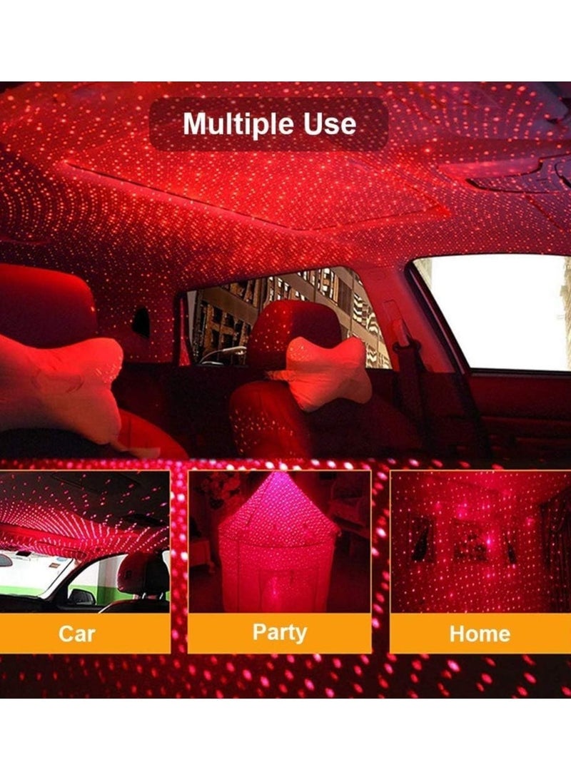 ELTRAZONE Star Projector Night Light, Adjustable Auto Roof Interior Car Lights Romantic Starry Projector Lights Mini USB LED Night Light for Room Ceiling, Car, Celebration and Party Decoration - Image 5